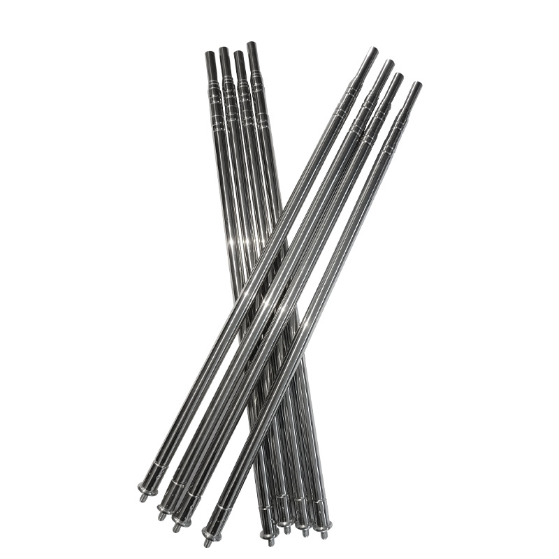 flagpole free telescopic pole 201 stainless steel round tube tight seamless telescopic tube bracket flagpole round tube factory