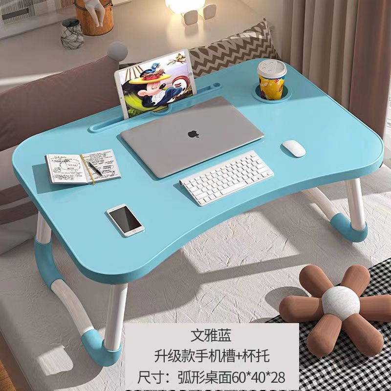 Bed Desk, Foldable Laptop Desk, Student Bedroom Dormitory Study Desk, Office Small Table, Office Desk