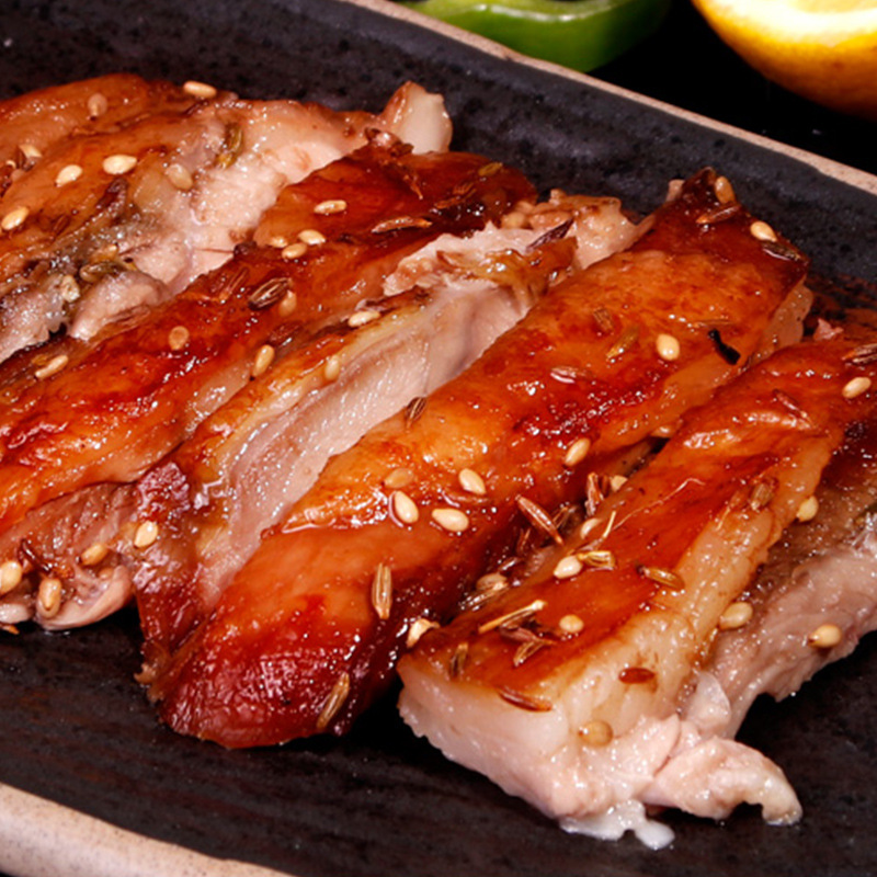 Inner Mongolia Roasted Lamb Legs Heated Ready-To-Eat Lamb Calf Fresh Mutton Cooked Food Hand-Shred Roasted Lamb Vacuum Packaging