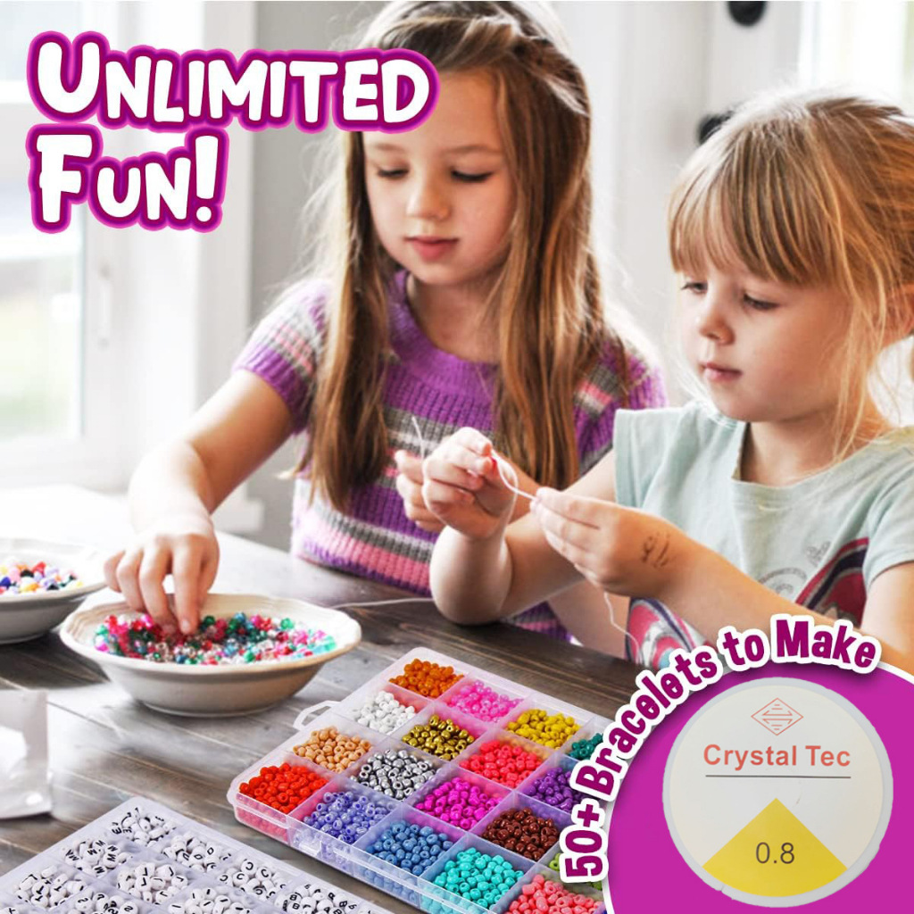 28 Gram Bead Set Solid Color Paint Bead Tool Set DIY Handmade Beaded Bracelet Necklace Jewelry Accessories