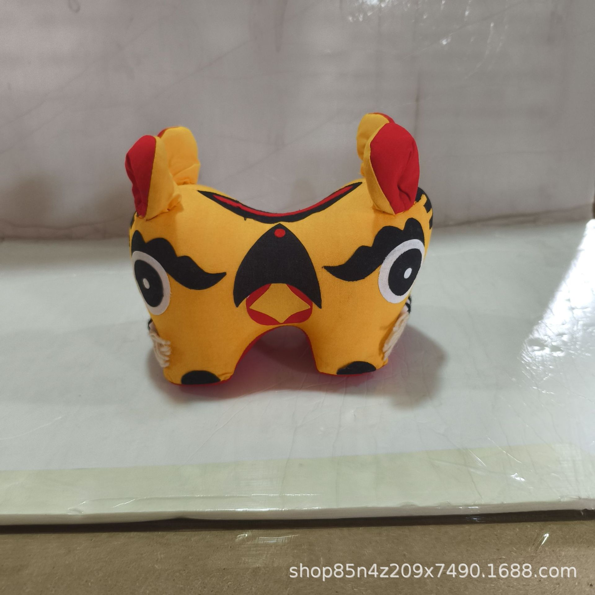Handmade Cloth Double-headed Tiger Cloth Tiger Folk Handmade Cloth Tiger Tourist Souvenirs