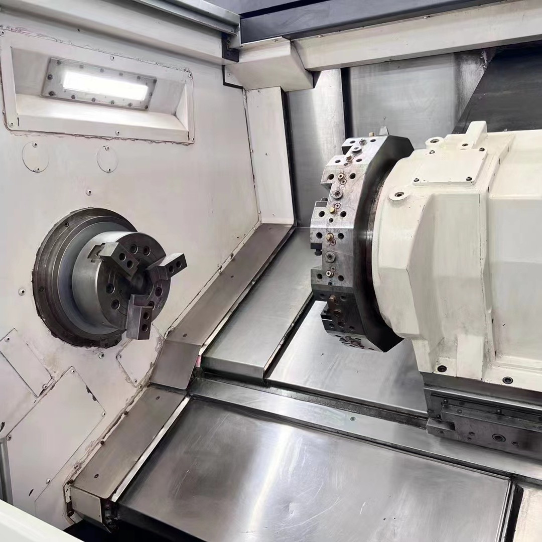 Transfer of Used Japanese Okuma Lb4000Exii-R Lathe and Milling Composite Used Cnc Lathe in Stock