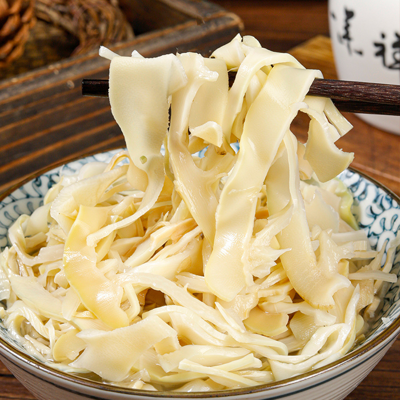 Farmhouse Charcoal Grilled Shredded Bamboo Shoots Jiangxi Specialty Grilled Bamboo Shoots Shredded Fresh Tender Bamboo Shoot Tips Small Bamboo Shoot Tips 500g Wholesale