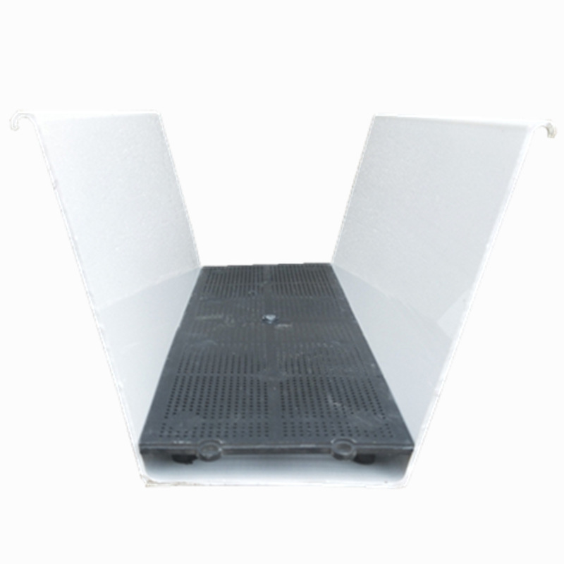 Pvc Strawberry Stereo Planting Trough A-Shaped Elevated Soilless Cultivation Trough Seedling Hydroponic Trough Strawberry Planting Trough Frame