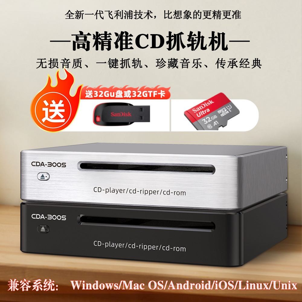 Запись автомобильного CD диска и сохранение файла на USB или TF