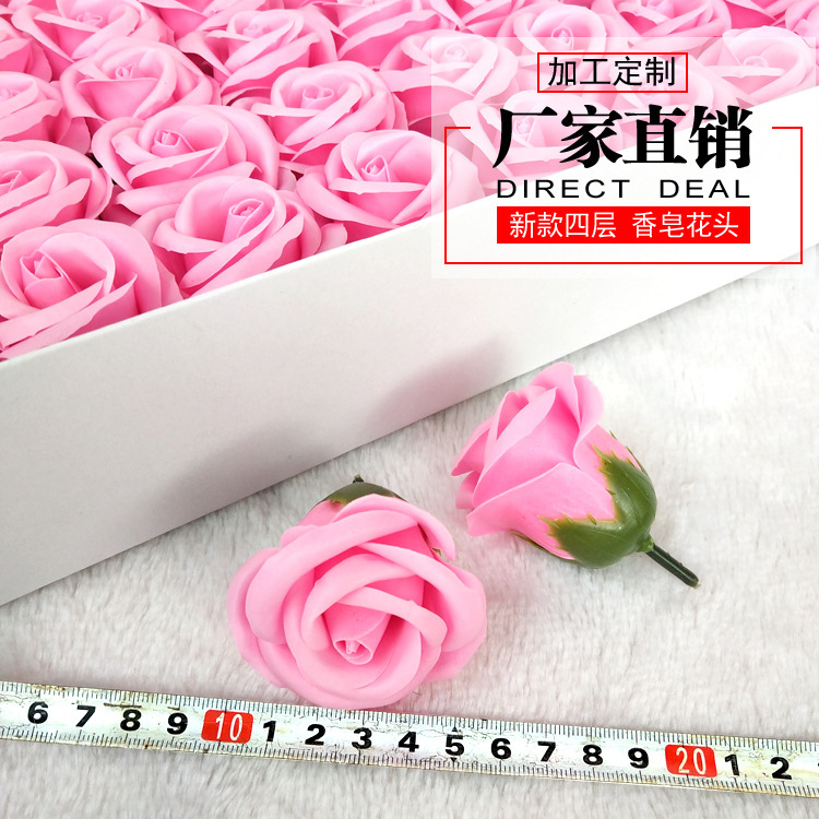 Прямо от производителя, четырехслойные мыльные цветы, букет роз, готовые к продаже