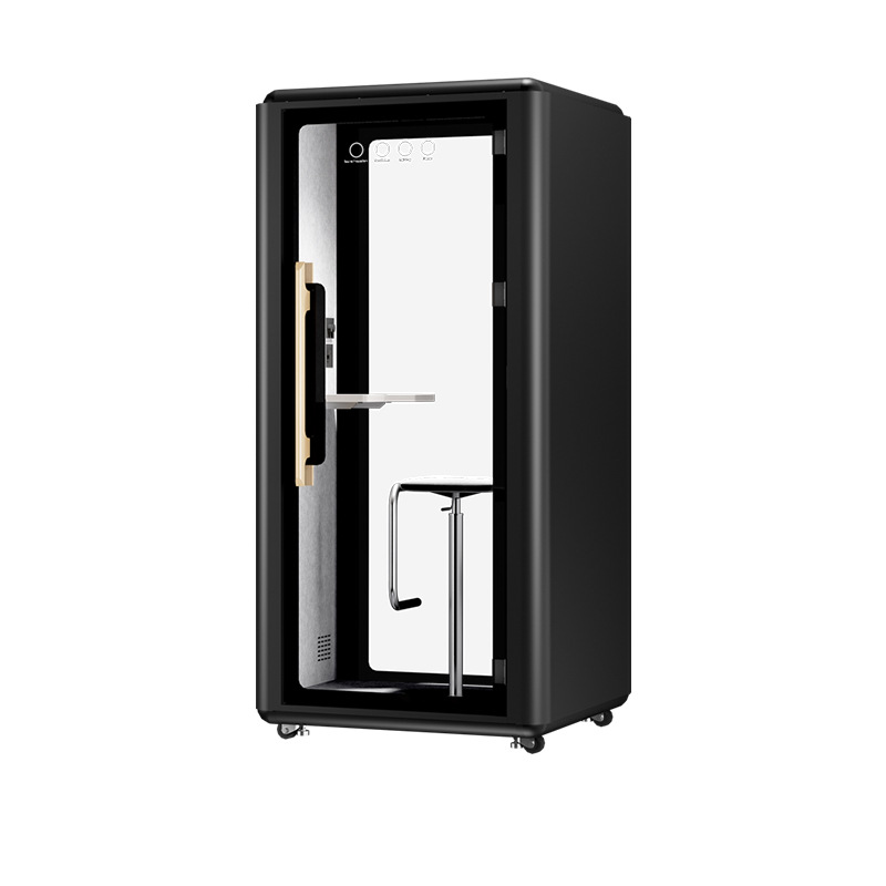 Factory Direct Sales Indoor Mobile Soundproof Room Phone Booth Office Silent Warehouse Removable Noise Isolation Live Broadcast Room