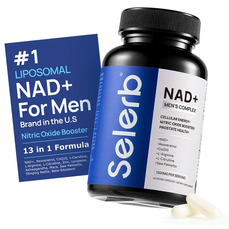 Us Tk Amazon Cross-Border Men's Nad Supplement Capsules Nicotinamide Riboside Dietary Supplement