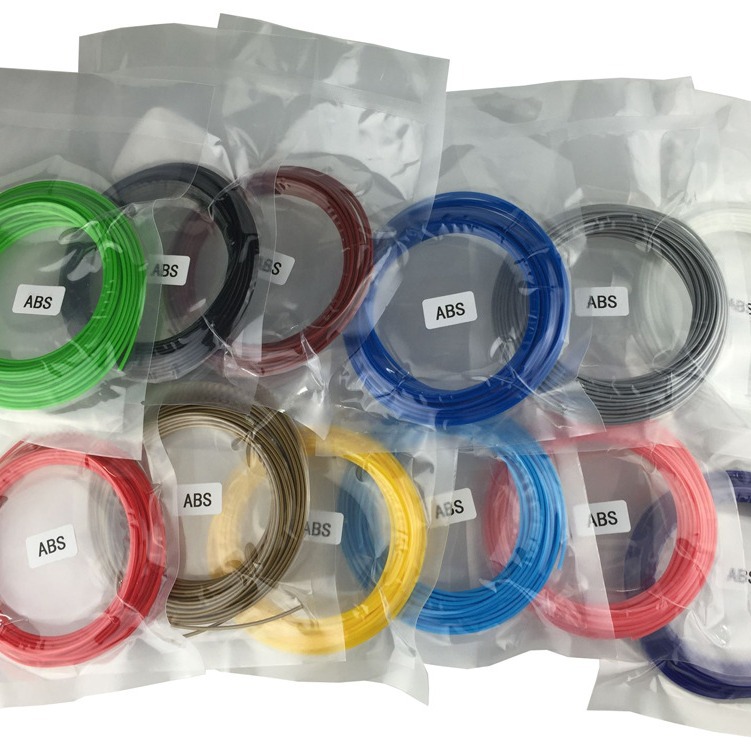 PLA consumables for 3D printing pen, 1.75mm refill, 5m 20 color, 10 m 20 color, 100 m