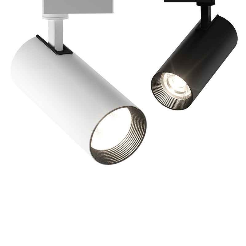 Spotlight Led Track Light Clothing Store Super Bright Cob30W40W Spotlight Rail Light Warm Light Commercial Exhibition Hall Slide Light