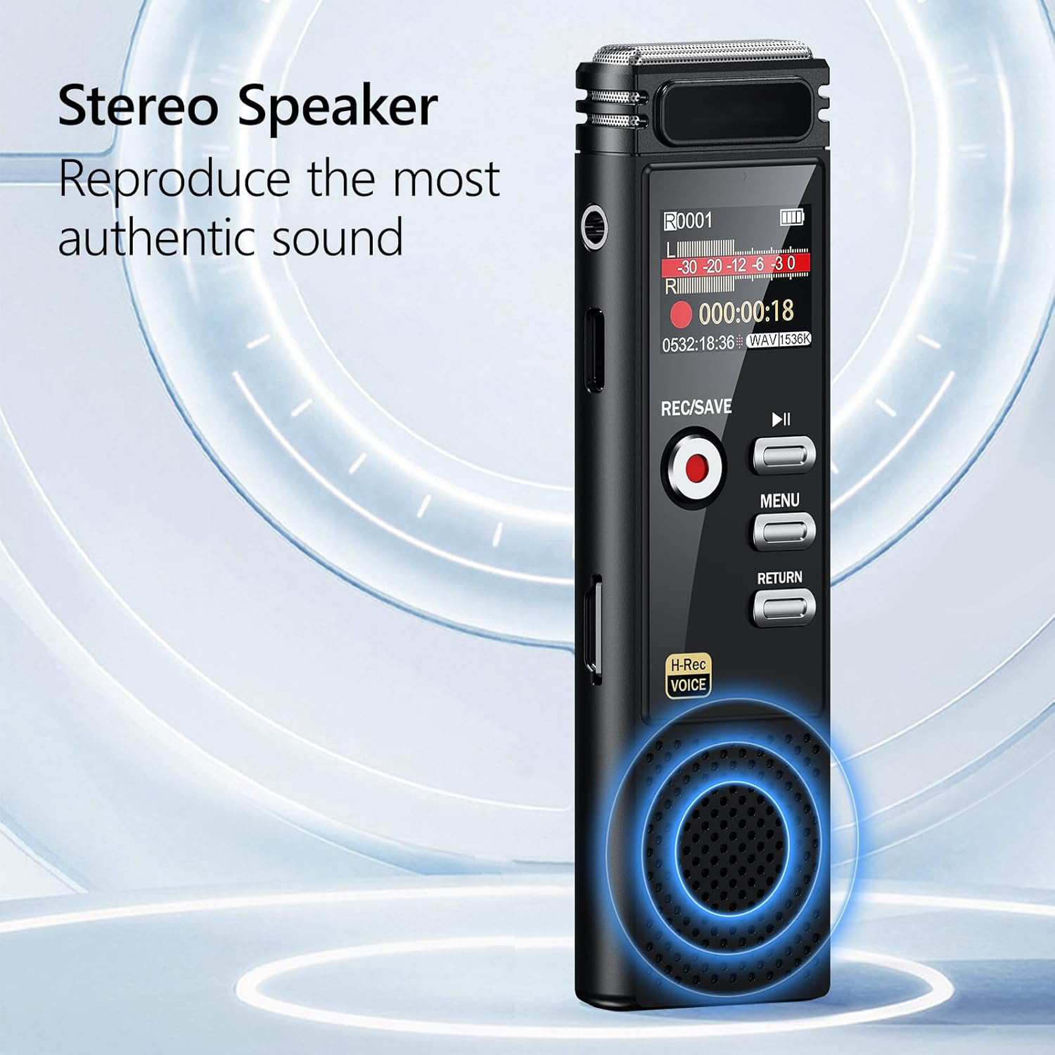 2025 New Cross-Border High-Definition Color Screen Card Recording Pen Machine Manufacturer Noise Reduction Voice Control Class Professional Meeting Portable