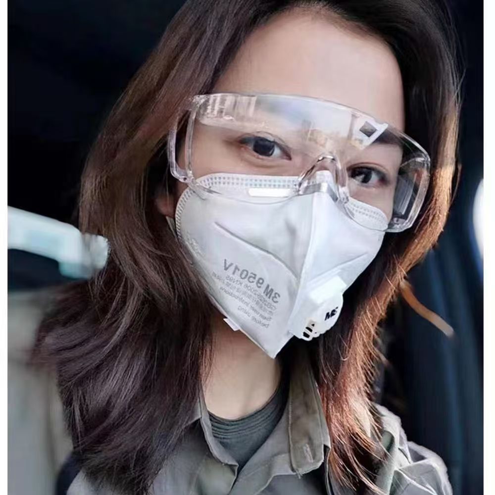 Transparent Anti-Fog Blinds Water Gun Rafting Goggles Anti-Splash Labor Protection Experimental Car Wash Uv Kidsren's Glasses