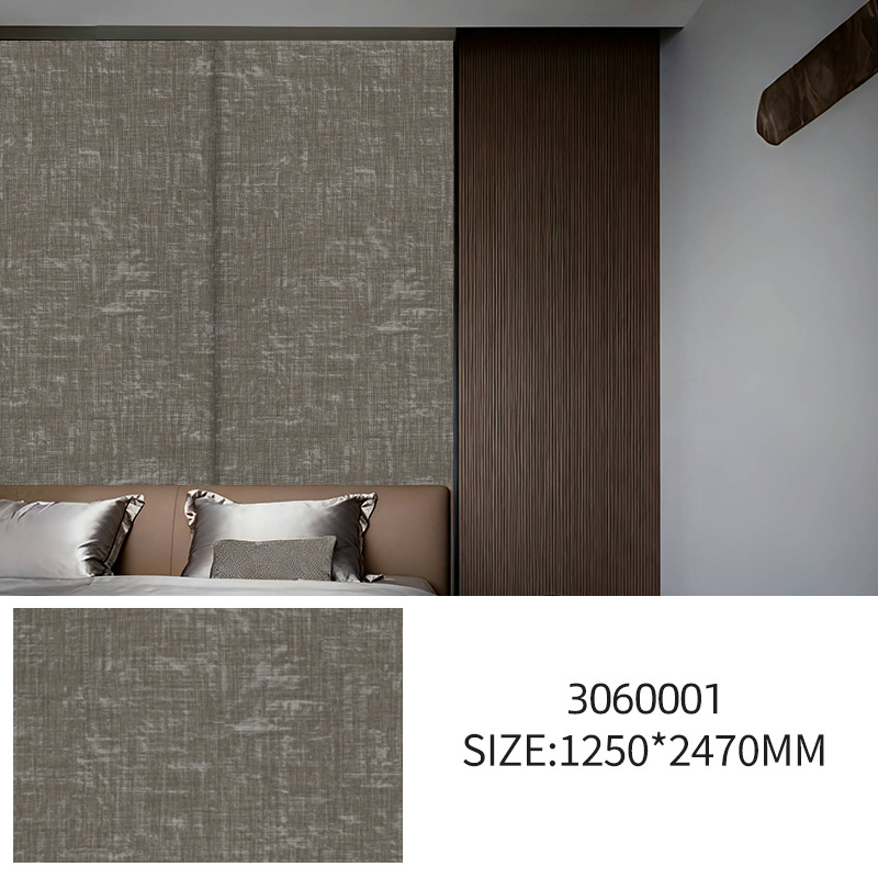 Manufacturer Wholesale Melamine Impregnated Paper Cloth Pattern Decorative Paper Anti-Fingerprint Wardrobe Door Panel Plywood Special Sticker