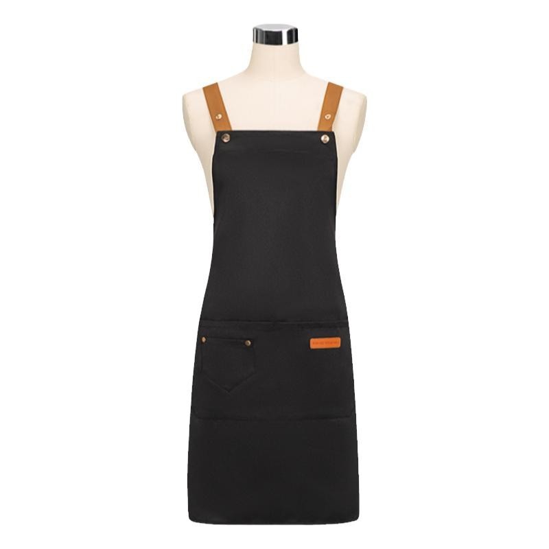 Apron Customized Waterproof and Oil-Proof New Internet Celebrity Work Clothes Stain-Resistant Home Kitchen Printing Advertising Gifts Amazon