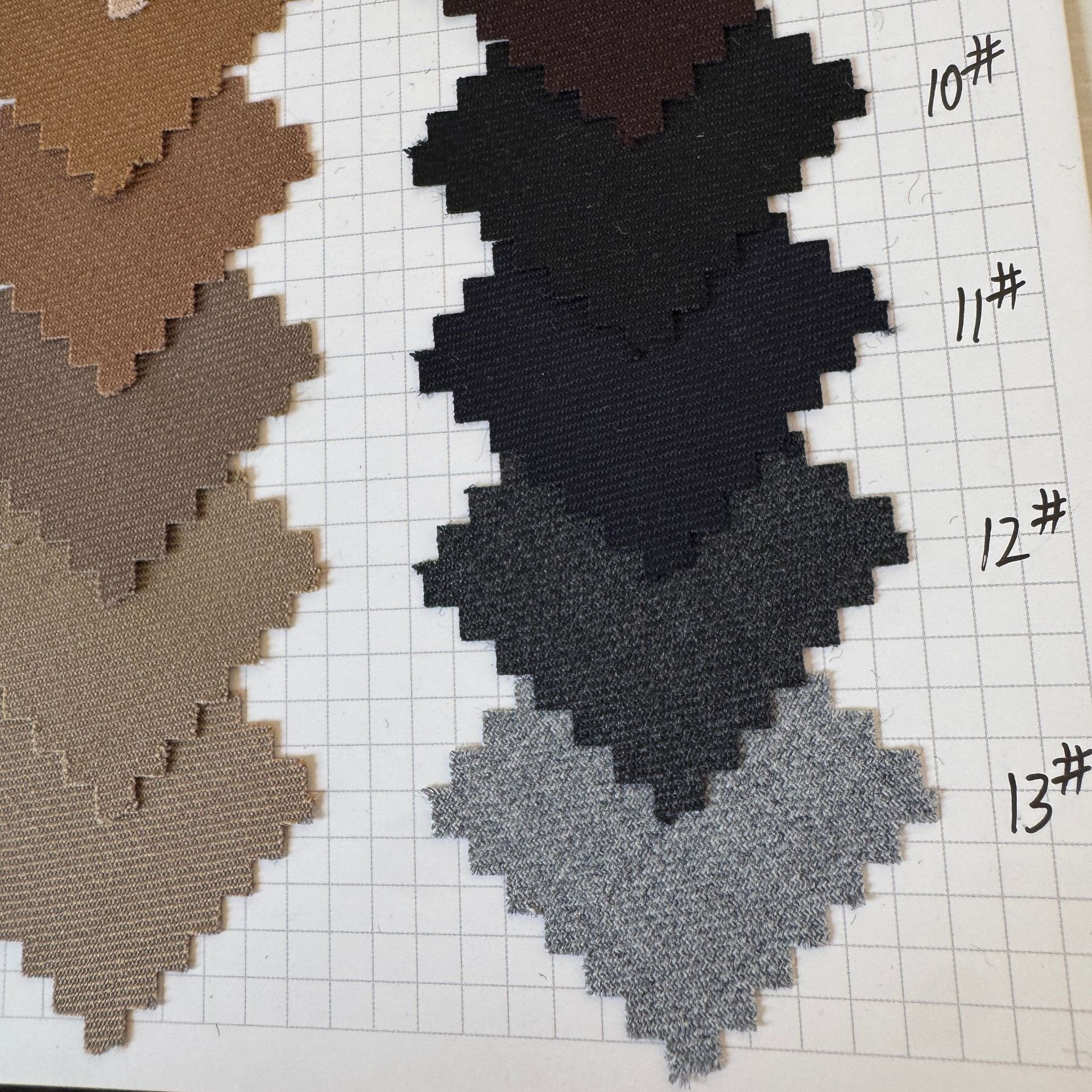 50% Wool 50% Polyester Single-Sided Blended Fine-Spun Plain Suit Pants Woolen Lightweight Fabric Crisp 420g Fashion Woolen