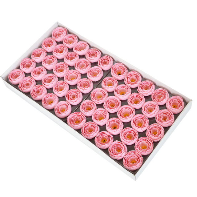 Peony Soap Flower Head Bouquet Gift Box DIY Materials Artificial Flower Small Peony Soap Flower Wholesale Flower Head
