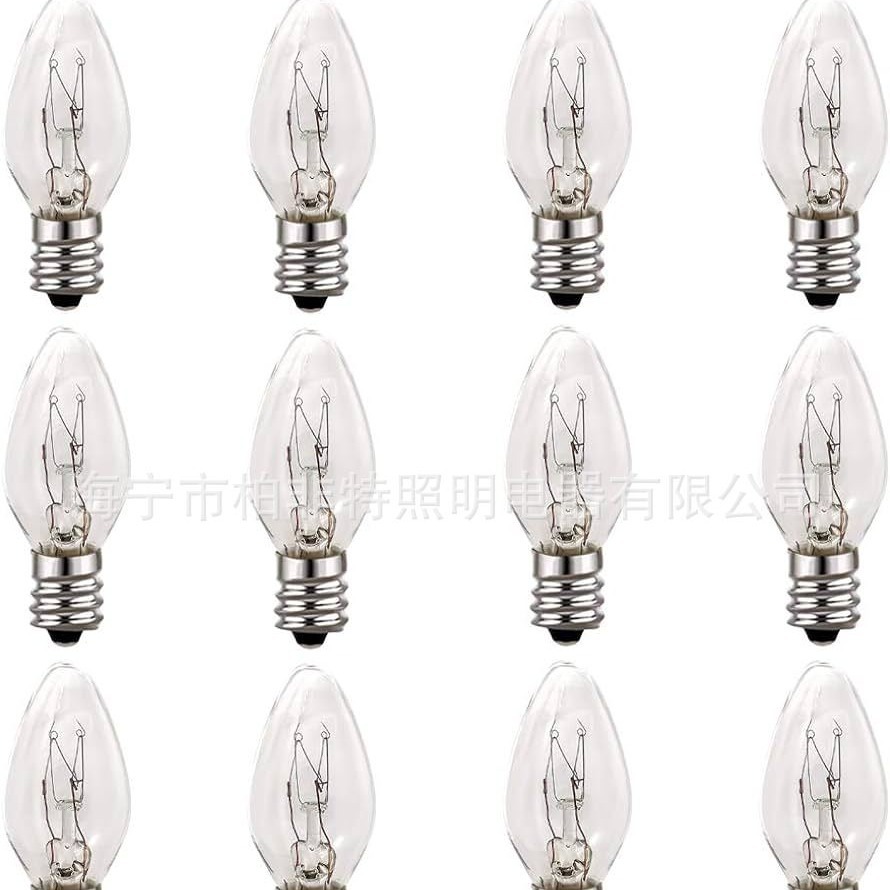 Supply C7110V American standard light string salt lamp incandescent bulb/C7 aromatherapy lamp bulb use light source bulb