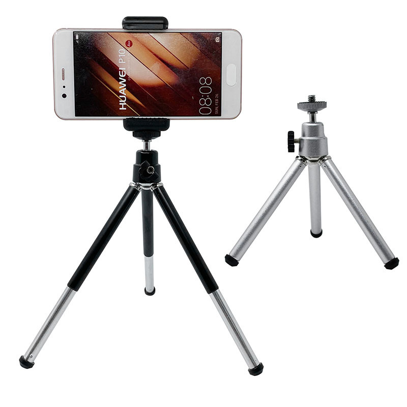 Mini Tripod Live Desktop Tripod-Metal Tripod-Telescopic Two-Section Tripod