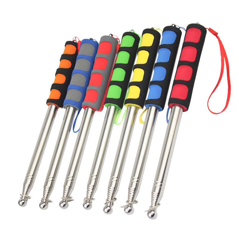 Postage tour guide flagpole bold 1.2 meters 1.6 meters 2 meters outdoor stainless steel flagpole telescopic pointer teaching