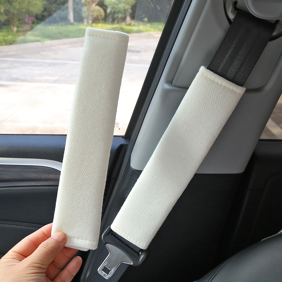 Car seat belt shoulder pad car linen seat belt protective cover comfortable anti-tire car seat belt cover