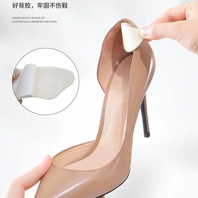 Heel Pads for Preventing Rubbing and Slipping, Waterproof Shoe Inserts, Large Size Adjustment Heel Pads, Invisible Thickened Half-Size Pads for Men and Women