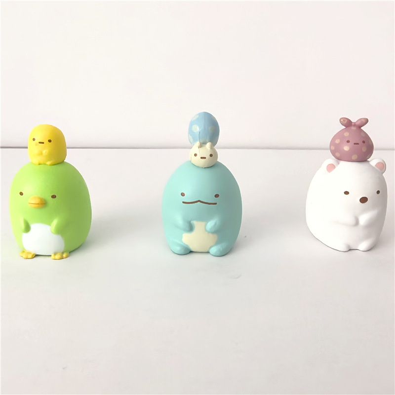Bulk 2-3cm Corner Creature Series Cute Ornaments Corner Animal House Doll Ornaments Toys
