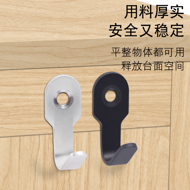 Stainless Steel Single Hook Coat Hook Single Hook Solid Coat Hook Family Hotel Kitchen Bathroom Hook