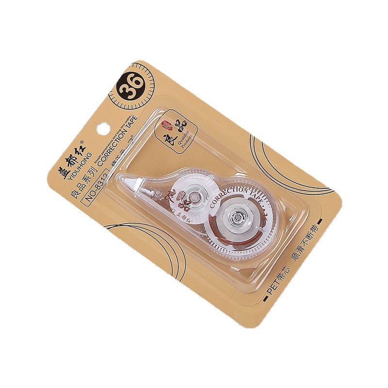 Correction Tape Affordable for Students, Smooth and Large-Capacity Correction Tape for Correcting Words, High Appearance, Simple and Transparent, Wholesale for Junior High Schools