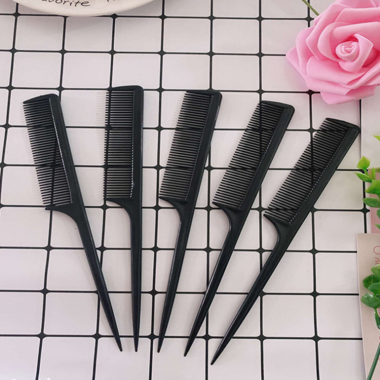 Factory direct professional hair plastic comb pointed comb hair comb hair comb evening comb pick hair comb wholesale