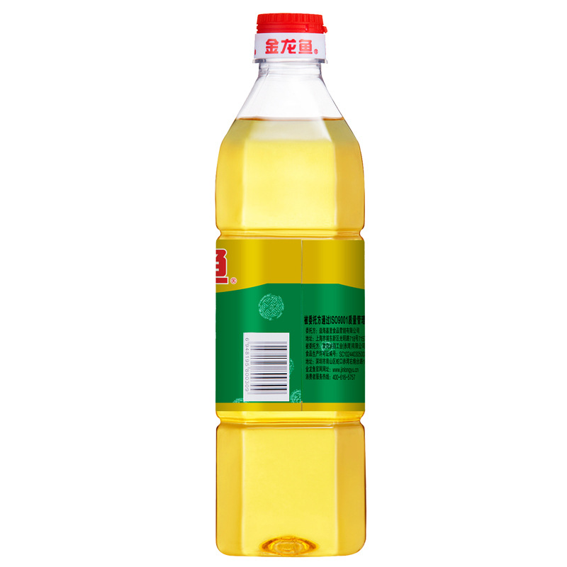Golden Dragon fish refined grade I soybean oil 900ml cooking oil cooking opening gift
