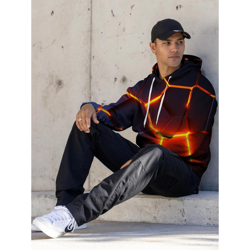 Wangstar Graphic Hoodies for Men Sweatshirts Gifts Xmas Rap