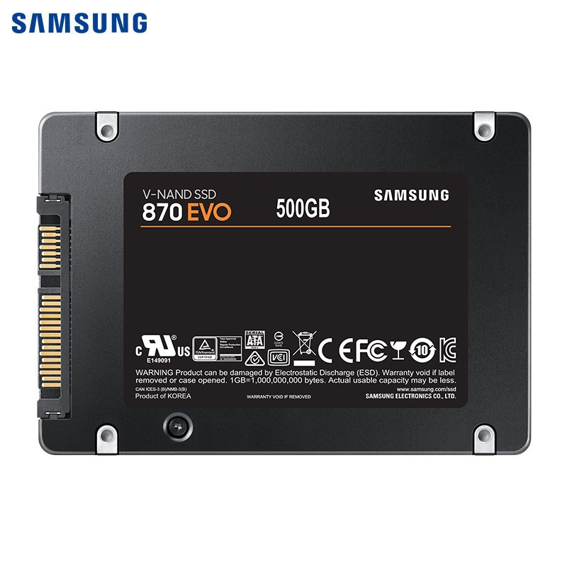 SAMSUNG 870EVO 500g 1TB 2TB 4TB SATA 3.0 Interface Solid State Drive Suitable