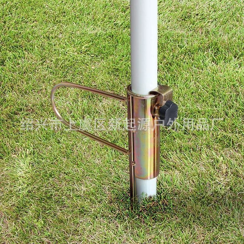Factory supply ground insert base outdoor parasol beach umbrella ground insert large ground nail beach grass base