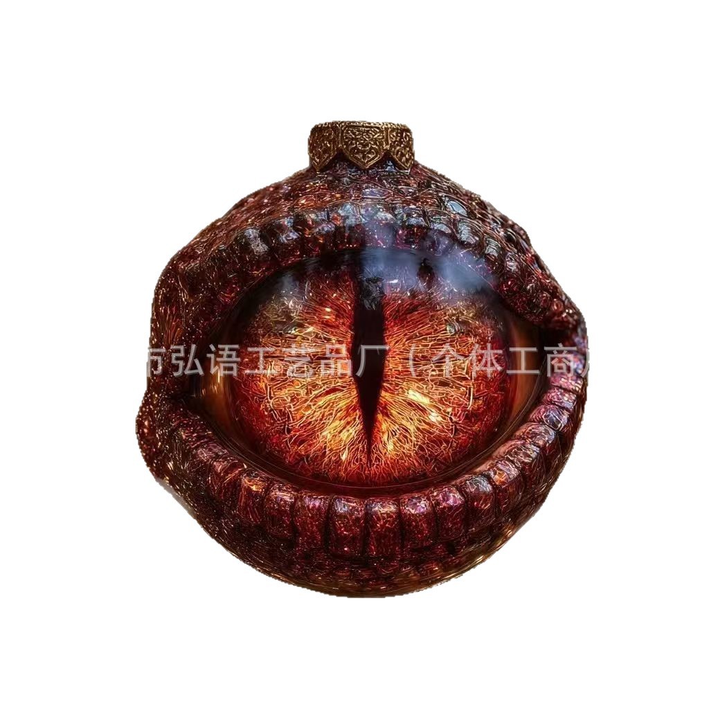 Cross-Border 2025Dragon Eye Flat Dragon Eye Flat Jewelry Scene Holiday Decorations