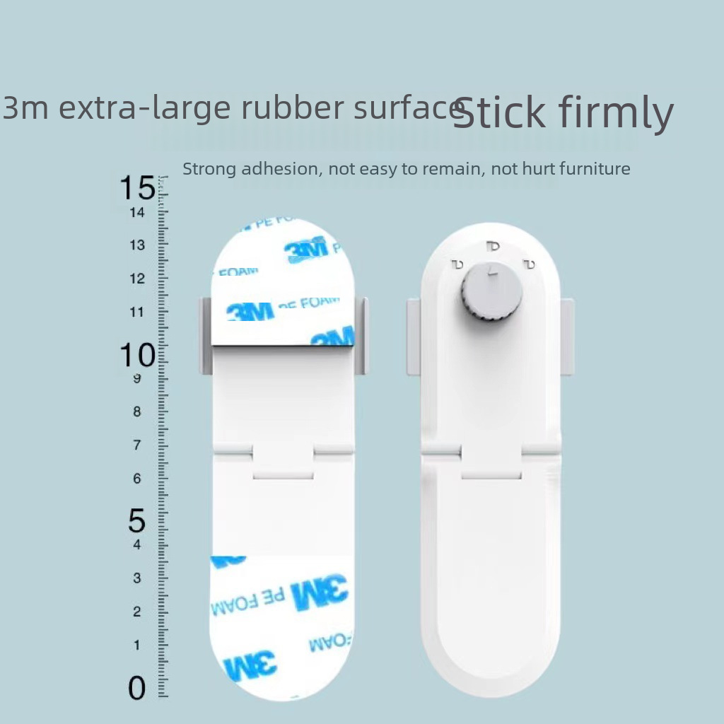 Refrigerator lock children's lock baby refrigerator close not tight buckle anti-stealing anti-pinch hand cabinet buckle anti-buckle