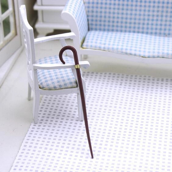 Аксессуары для кукольного домика 12 минут мини модель миниатюрные украшения для еды ретро трость