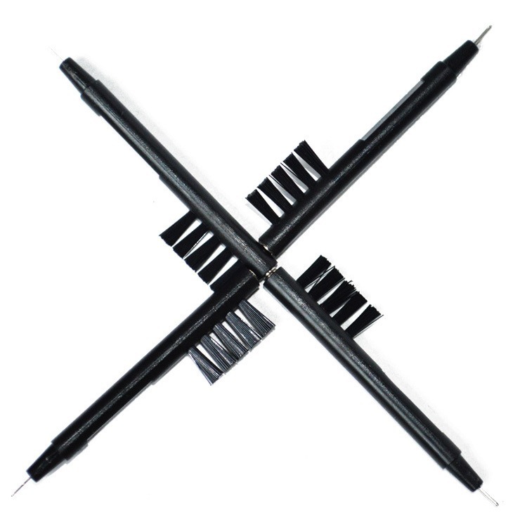 Sonoya hearing aid accessories cleaning brush U-shaped hook tone sound size with magnet hearing aid brush