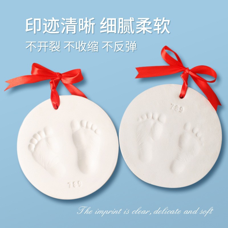Baby hands and feet inkpad baby hands and feet mold 100 days full moon gift newborn hands and feet inkpad wholesale