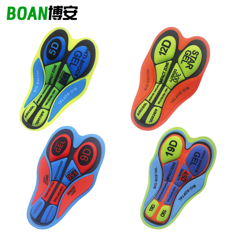 Летняя велосипедная одежда с подушкой для штанов для активного отдыха влагоотводящая высокая плотность поролона силиконовая подушка оптовая продажа