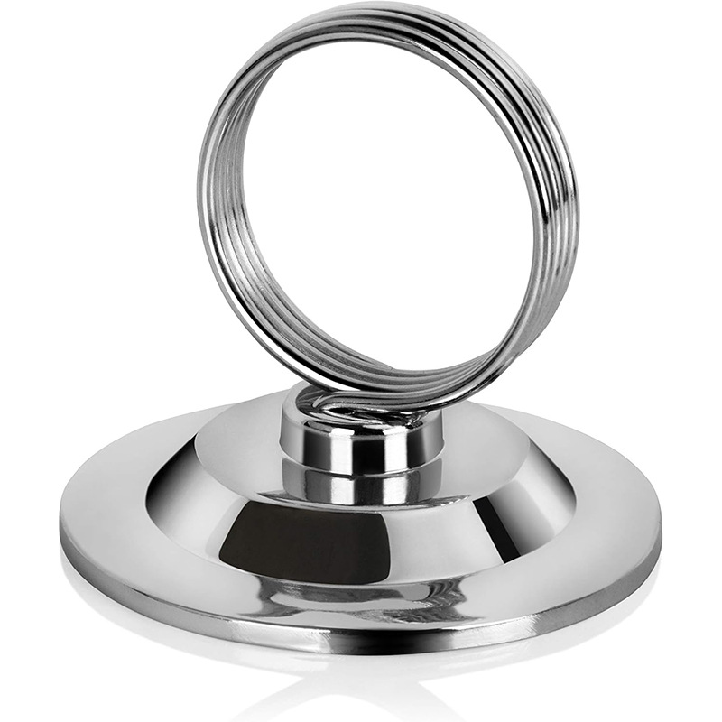 Desktop Stainless Steel Menu Holder Menu Clip Can Engrave Logo Metal Number Holder Table Sign Zinc Alloy Light Luxury