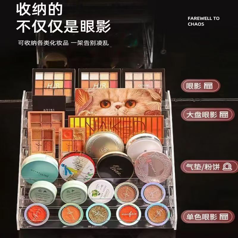 Acrylic Display Stand Transparent Desktop Box Storage Box Ladder Shelf Storage Box