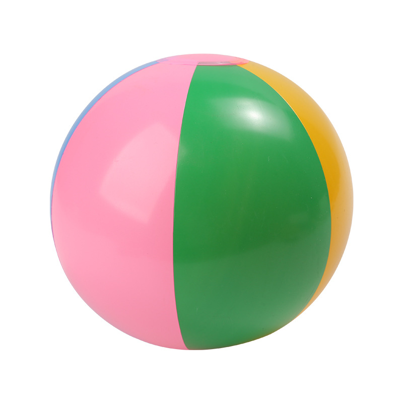 Colorful PVC inflatable beach ball toy high elasticity seaside water ball children's water toy inflatable beach ball
