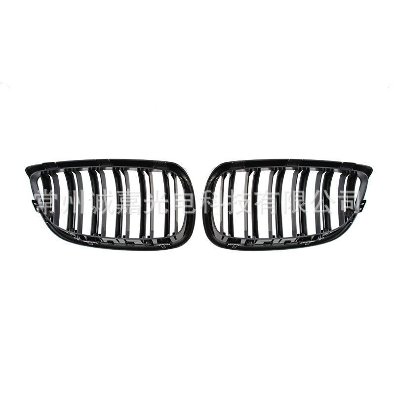 Suitable for BMW old 3 series double door E92 E93 early M3 modified double line bright black matte black net