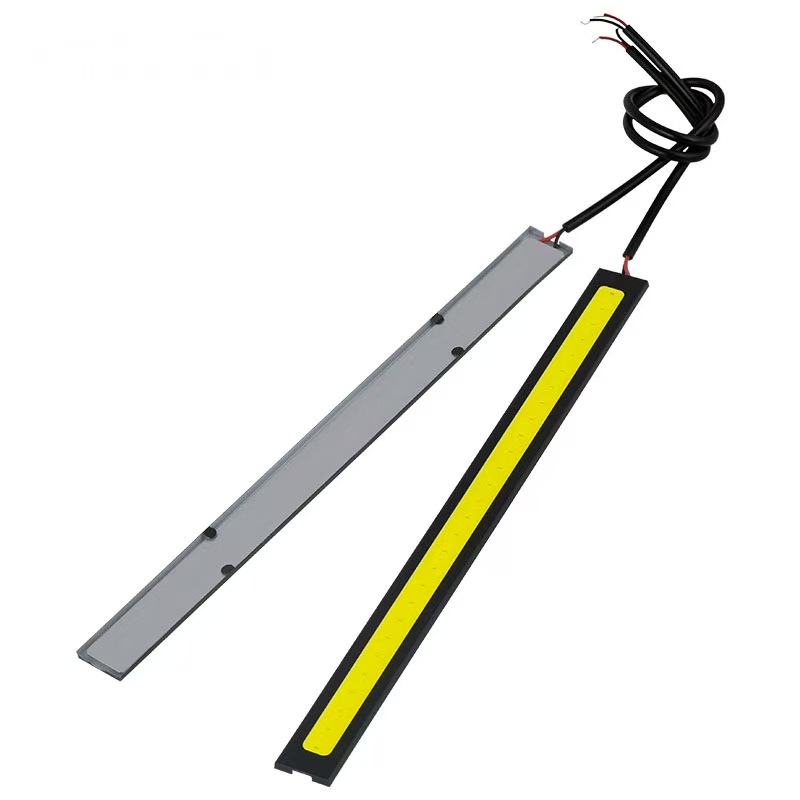 Car and Motorcycle Daytime Running Lights Cob Super Bright Car Led Daytime Lighting Driving Lights Ultra-Thin Waterproof Dc12V Decorative Lights