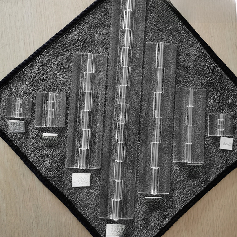 Acrylic Hinge Clear Hinge Crystal Folding Organic Loose-leaf Flip Fitting Reinforced Toughness Plastic Hinge