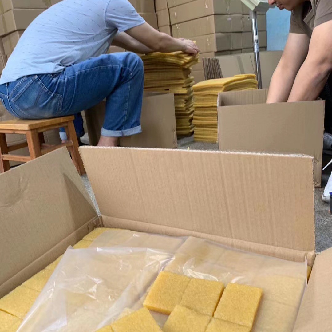 Factory DIY handmade leather cleaning raw film square decontamination raw film raw rubber block to rubber wholesale