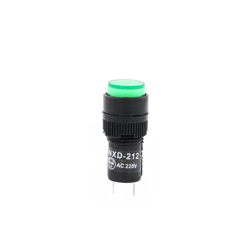 Small Plastic Shell Signal Indicator Nxd-215/211/212 Opening 8Mm/10Mm/12Mm Red, Green and Yellow 24V