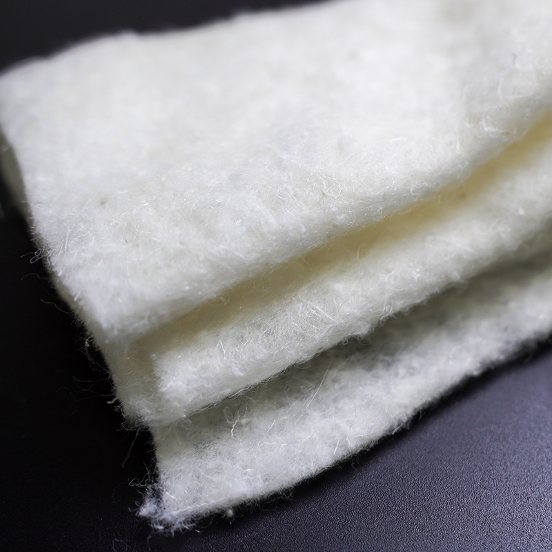 White Geotextile Road Maintenance Blanket Insulation Moisturizing Water Conservancy Engineering Pavement Greening Anti-Seepage Dustproof Geotextile