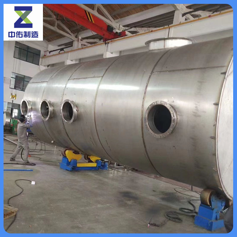 Stainless steel distillation tower manufacturer ethanol separation gas-liquid separation continuous distillation plate floating valve tower