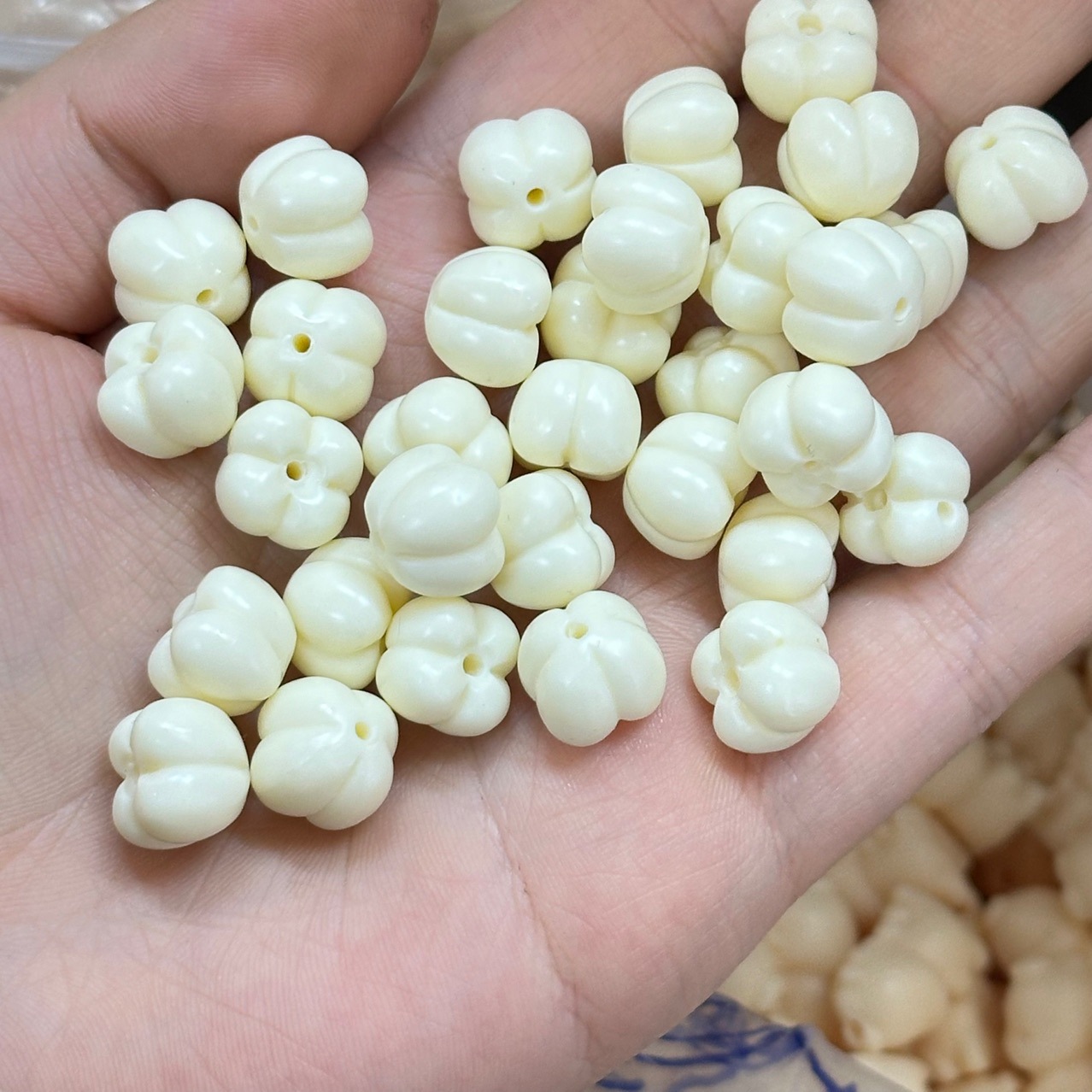 Ivory Fruit Osmanthus DIY Wen Play Buddha Beads Jewelry Accessories Accessories Beads Handmade Woven Bracelet Bracelet